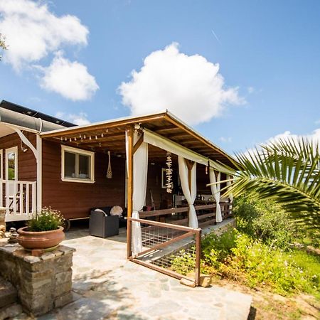 מת'וני Hakuna Matata Holidays Wooden Lodge With Airco & Pool In Greek Olive Grove מראה חיצוני תמונה